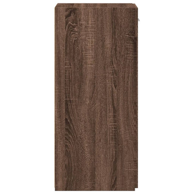 Senkki ruskea tammi 30x42,5x93 cm tekninen puu