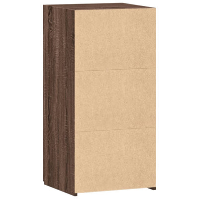 Senkki ruskea tammi 45x42,5x93 cm tekninen puu