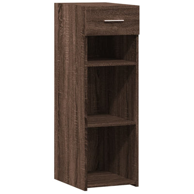 Senkki ruskea tammi 30x42,5x93 cm tekninen puu