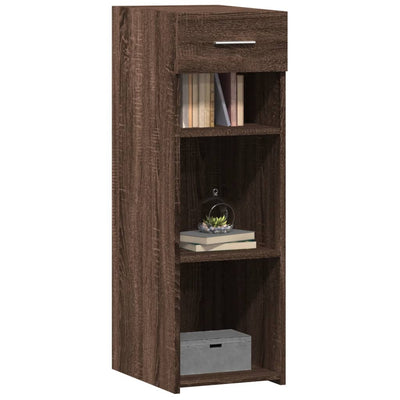 Senkki ruskea tammi 30x42,5x93 cm tekninen puu