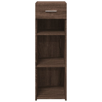 Senkki ruskea tammi 30x42,5x93 cm tekninen puu