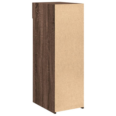 Senkki ruskea tammi 30x42,5x93 cm tekninen puu