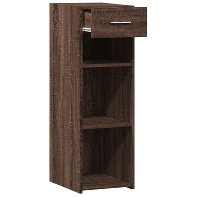 Senkki ruskea tammi 30x42,5x93 cm tekninen puu