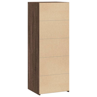Kaappi ruskea tammi 45x41x124 cm tekninen puu