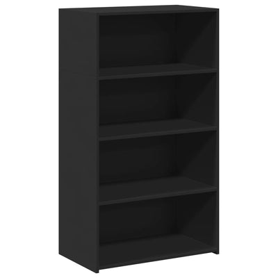 Kaappi musta 70x41x124 cm tekninen puu