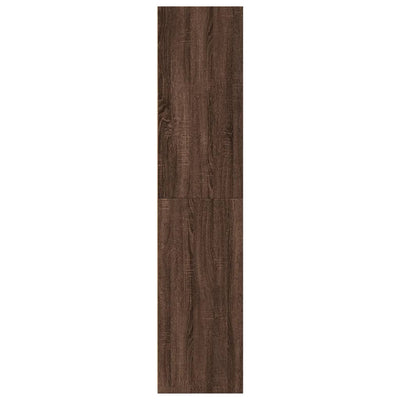 Kaappi ruskea tammi 30x41x185 cm tekninen puu
