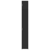 Musta säilytyskaappi kapea Agritia 30x42,5x225cm (puinen)