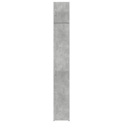 Säilytyskaappi kapea betoninharmaa 30x42,5x225 cm tekninen puu