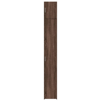 Säilytyskaappi kapea ruskea tammi 30x42,5x225 cm tekninen puu