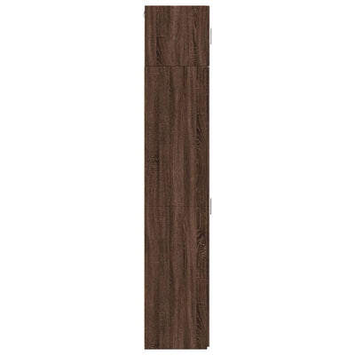 Säilytyskaappi kapea ruskea tammi 30x42,5x225 cm tekninen puu