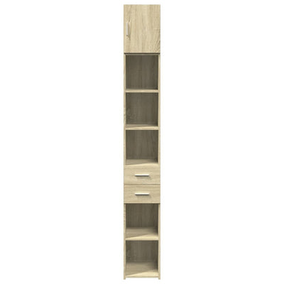 Säilytyskaappi kapea Sonoma-tammi 30x42,5x225 cm tekninen puu