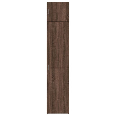 Säilytyskaappi kapea ruskea tammi 45x42,5x225 cm tekninen puu