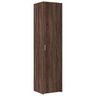 Säilytyskaappi kapea ruskea tammi 45x42,5x225 cm tekninen puu
