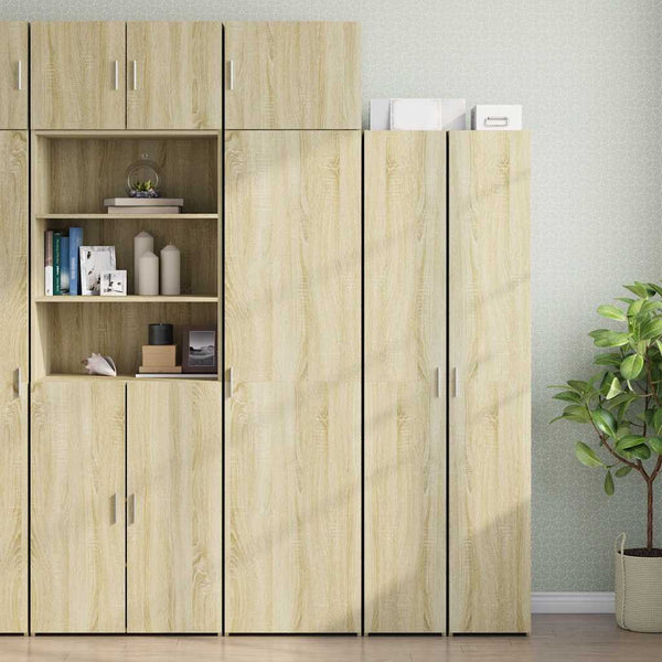 Säilytyskaappi kapea Sonoma-tammi 50x42,5x225 cm tekninen puu