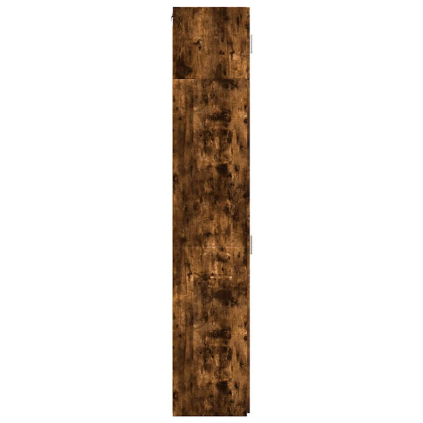 Säilytyskaappi kapea savutammi 50x42,5x225 cm tekninen puu