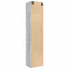 Säilytyskaappi kapea harmaa Sonoma 50x42,5x225 cm tekninen puu