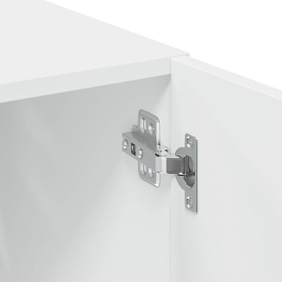 Säilytyskaappi valkoinen 70x42,5x225 cm tekninen puu