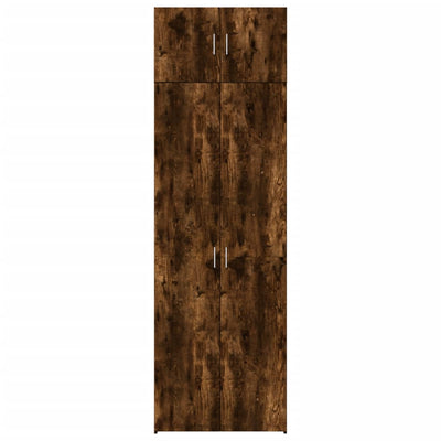 Säilytyskaappi savutammi 70x42,5x225 cm tekninen puu