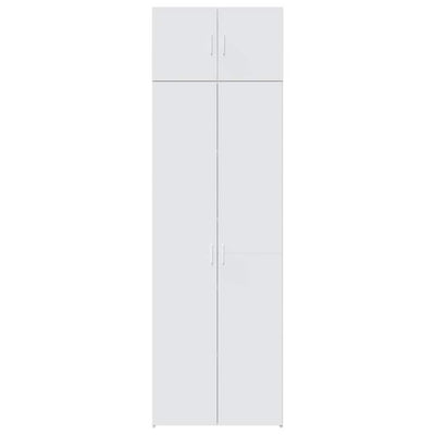 Valkoinen säilytyskaappi Ugron 70x42,5x225cm (puinen)