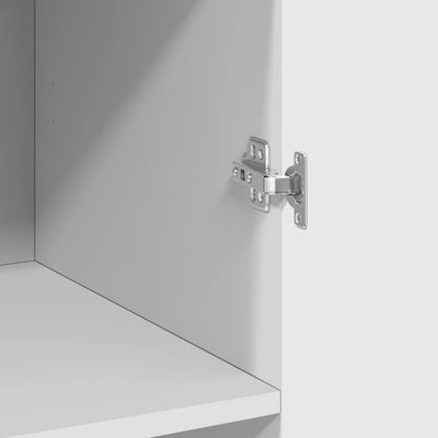 Valkoinen säilytyskaappi Ugron 70x42,5x225cm (puinen)