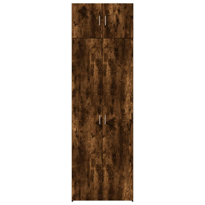 Säilytyskaappi savutammi 70x42,5x225 cm tekninen puu