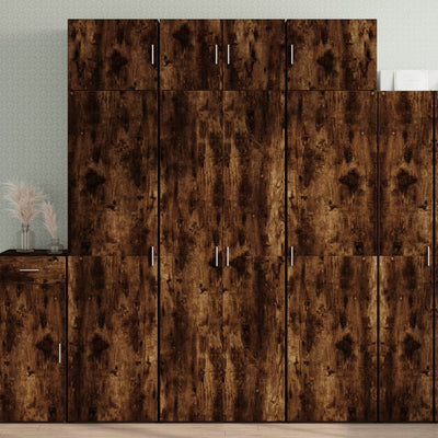Säilytyskaappi savutammi 70x42,5x225 cm tekninen puu