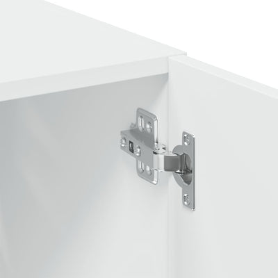 Säilytyskaappi valkoinen 70x42,5x225 cm tekninen puu