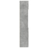 Säilytyskaappi betoninharmaa 80x42,5x225 cm tekninen puu