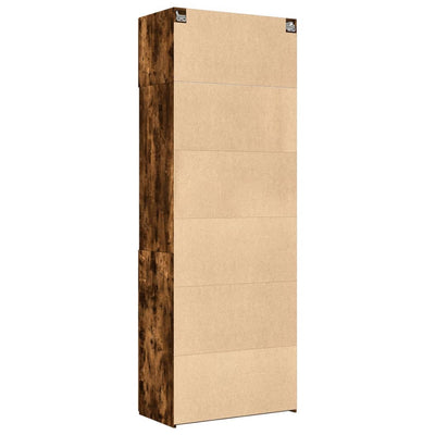 Säilytyskaappi savutammi 80x42,5x225 cm tekninen puu