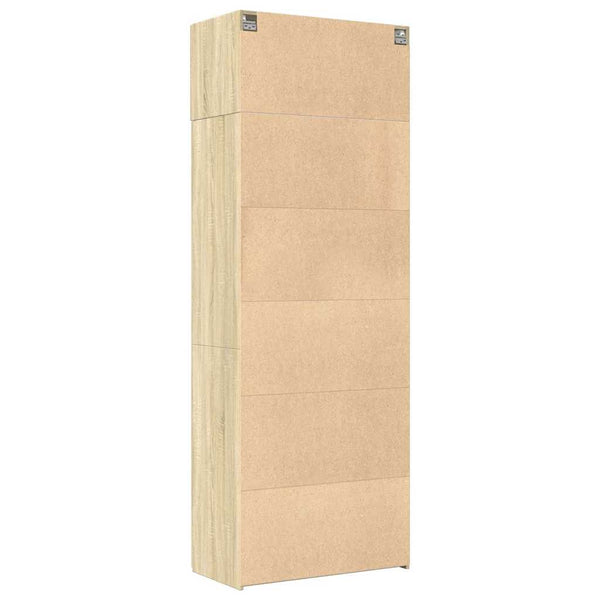 Säilytyskaappi Sonoma-tammi 80x42,5x225 cm tekninen puu
