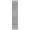 Säilytyskaappi betoninharmaa 80x42,5x225 cm tekninen puu
