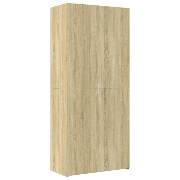 Kaappi Sonoma-tammi 80x42,5x249 cm tekninen puu