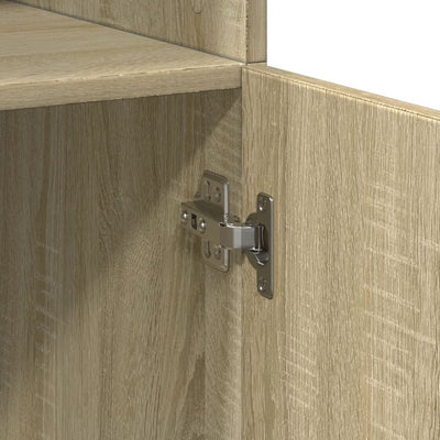 Kaappi Sonoma-tammi 70x42,5x185 cm tekninen puu