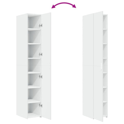 Valkoinen kaappi Pighi 30x42,5x185cm (puinen)