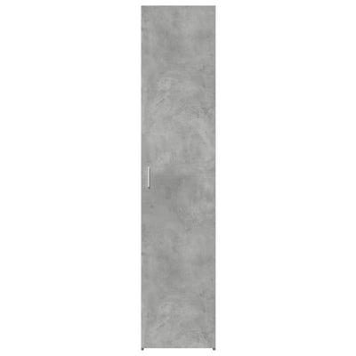 Kaappi betoninharmaa 40x42,5x185 cm tekninen puu