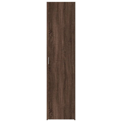 Kaappi ruskea tammi 45x42,5x185 cm tekninen puu