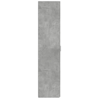 Kaappi betoninharmaa 50x42,5x185 cm tekninen puu