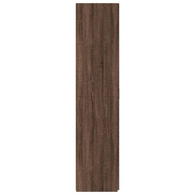 Kaappi ruskea tammi 70x42,5x185 cm tekninen puu