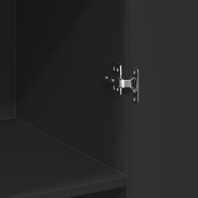 Musta kaappi Branson 70x42,5x185cm (puinen)