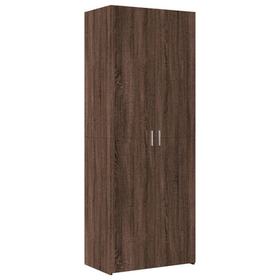 Kaappi ruskea tammi 70x42,5x185 cm tekninen puu