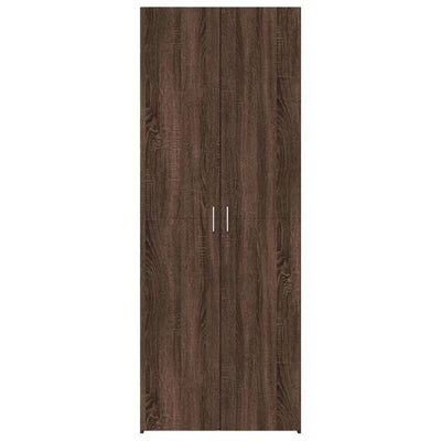 Kaappi ruskea tammi 70x42,5x185 cm tekninen puu