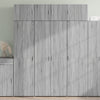Kaappi harmaa Sonoma 80x42,5x185 cm tekninen puu