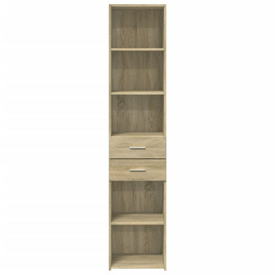 Kaappi Sonoma-tammi 40x42,5x185 cm tekninen puu