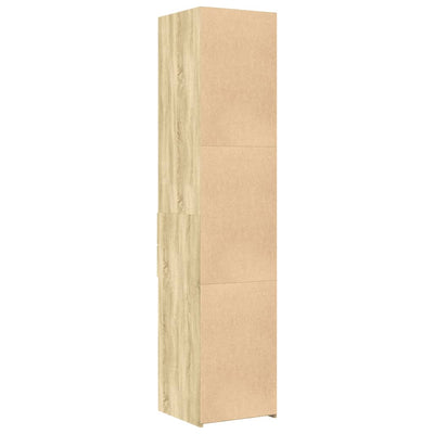 Kaappi Sonoma-tammi 40x42,5x185 cm tekninen puu