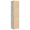 Kaappi harmaa Sonoma 40x42,5x185 cm tekninen puu