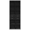 Musta kaappi Maties 70x42,5x185cm (puinen)