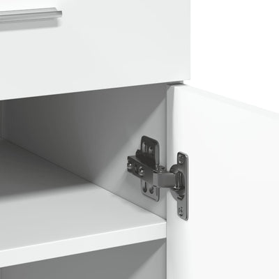 Valkoinen senkki Franciscan 80x42,5x93cm (puinen)