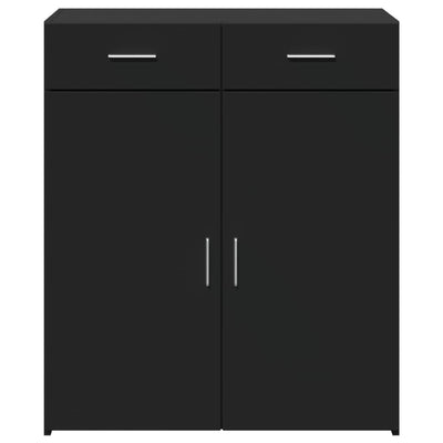 Senkki musta 80x42,5x93 cm tekninen puu