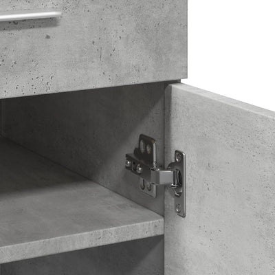 Senkki betoninharmaa 80x42,5x93 cm tekninen puu