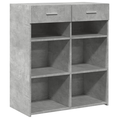 Senkki betoninharmaa 80x42,5x93 cm tekninen puu